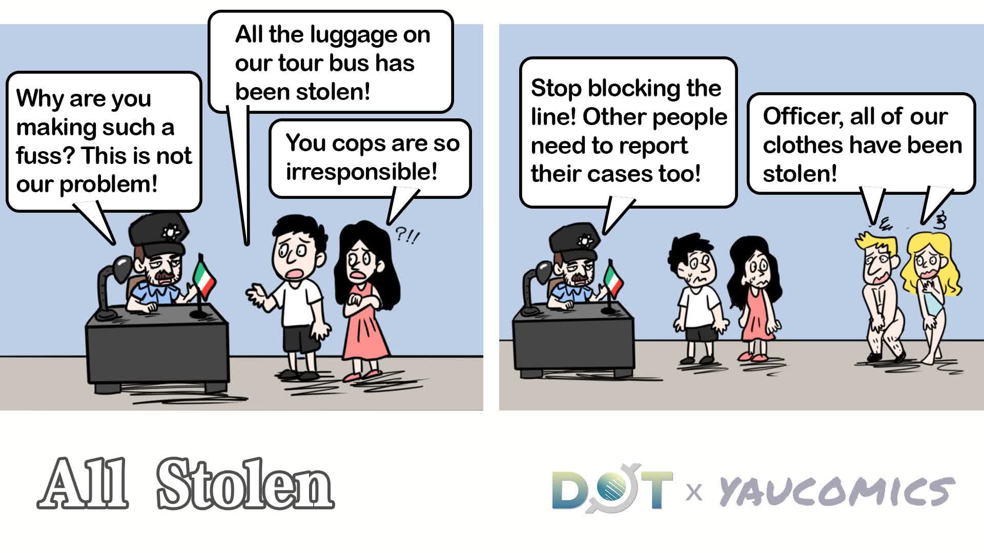 Caricature: All stolen