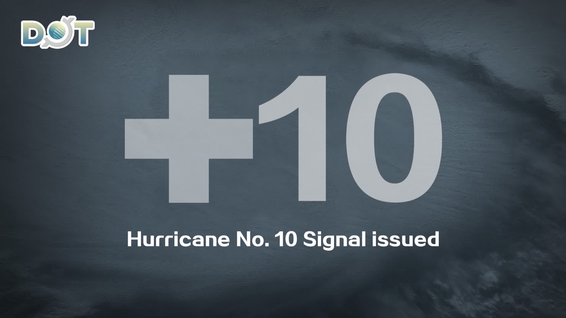 Hurricane No. 10 Signal issued