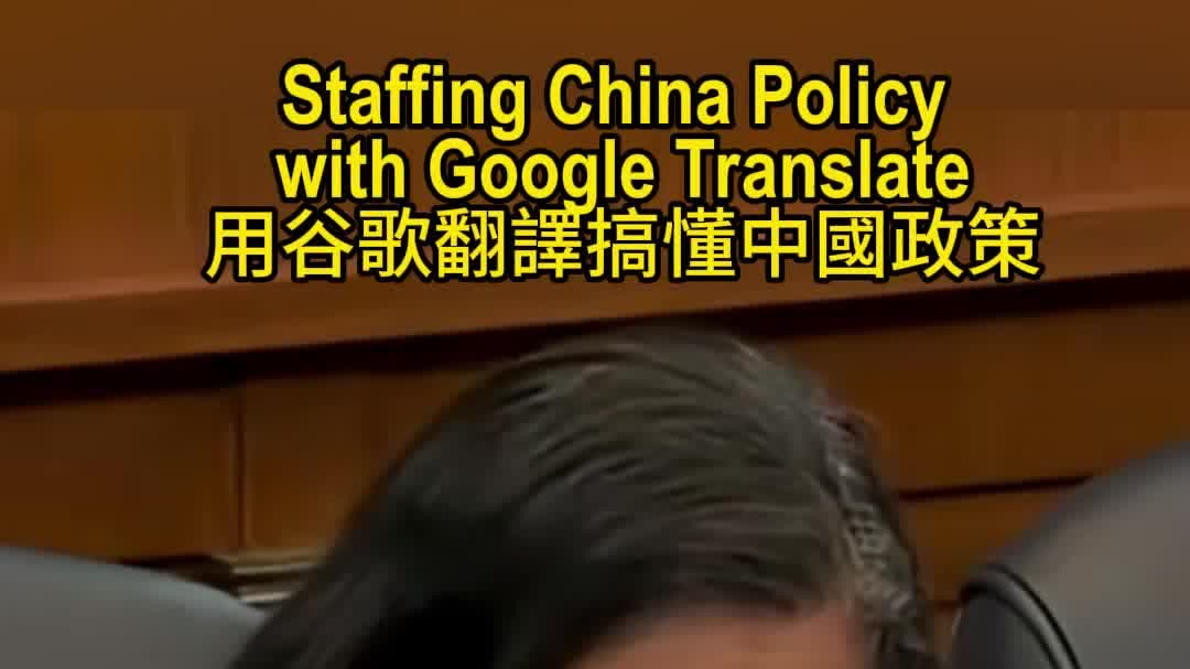 OMG | Staffing China policy with Google translate