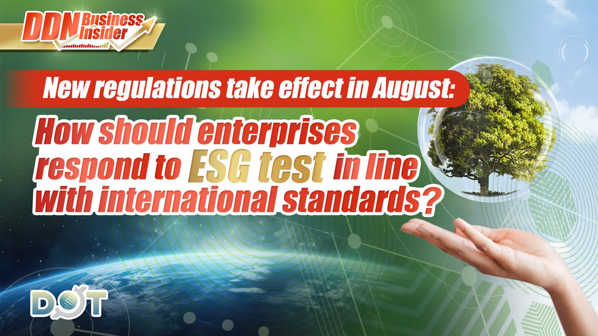 DDN Business Insider | New regulations take effect in August: How should enterprises respond to ESG test in line with international standards?