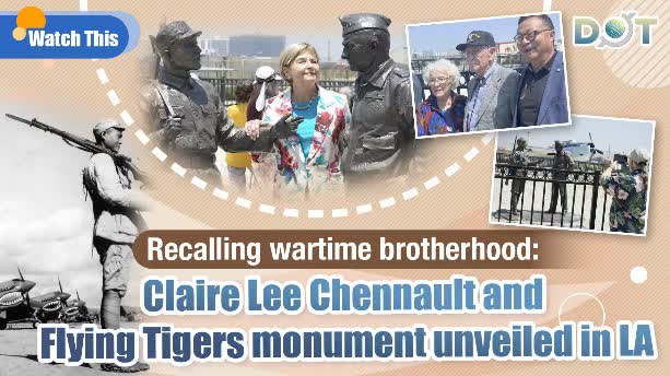 Watch This | Recalling wartime brotherhood: Claire Lee Chennault and Flying Tigers monument unveiled in LA