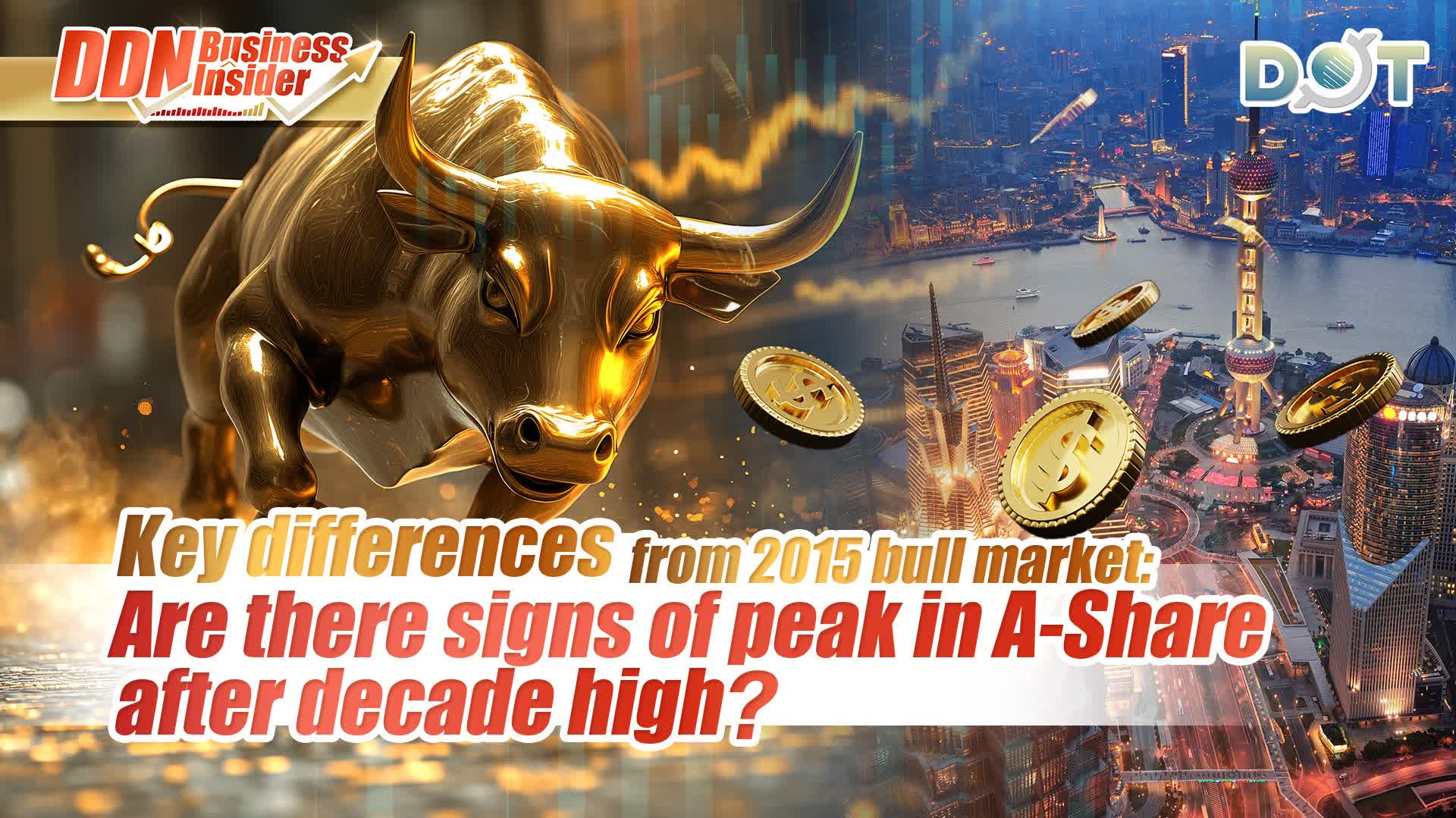 DDN Business Insider | Key differences from 2015 bull market: Are there signs of peak in A-Share after decade high?