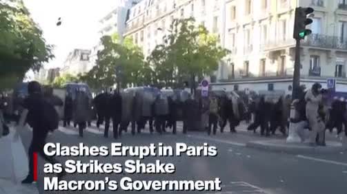 Watch This | Violence accompanies street protests: Over 300 arrested in France's major strikes