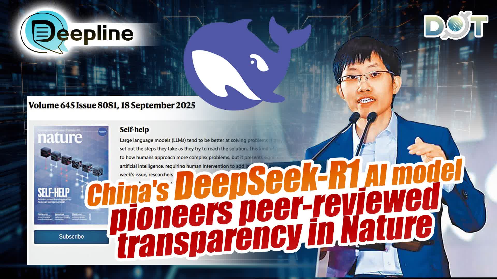 Deepline | China's DeepSeek-R1 AI model pioneers peer-reviewed transparency in Nature
