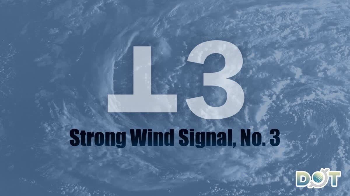 Signals Ragasa HKO downgrades warning signal to No. 3 as Ragasa moves further away