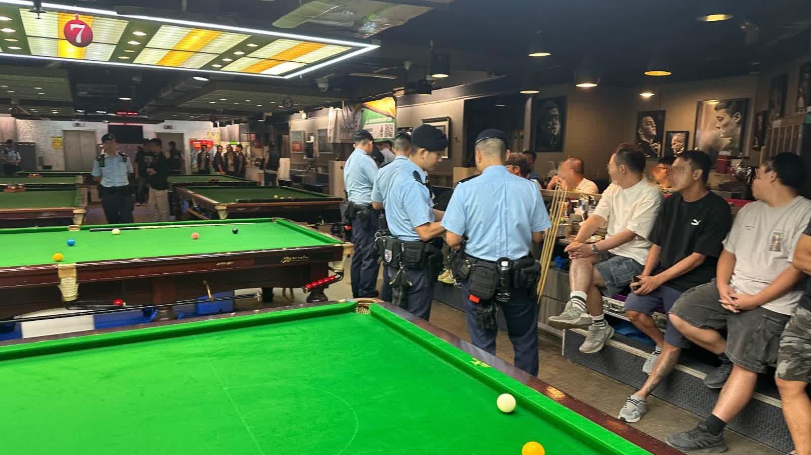 Photos | Police mobilize 600 officers for major anti-Triad operation: Raids across HK lead to multiple arrests