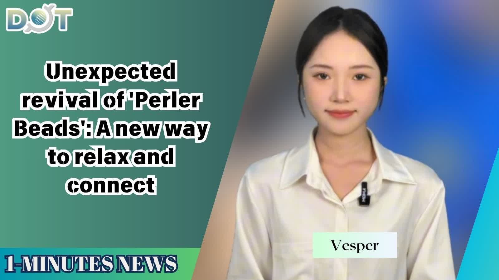 1-minute News | Unexpected revival of 'Perler Beads': A new way to relax and connect