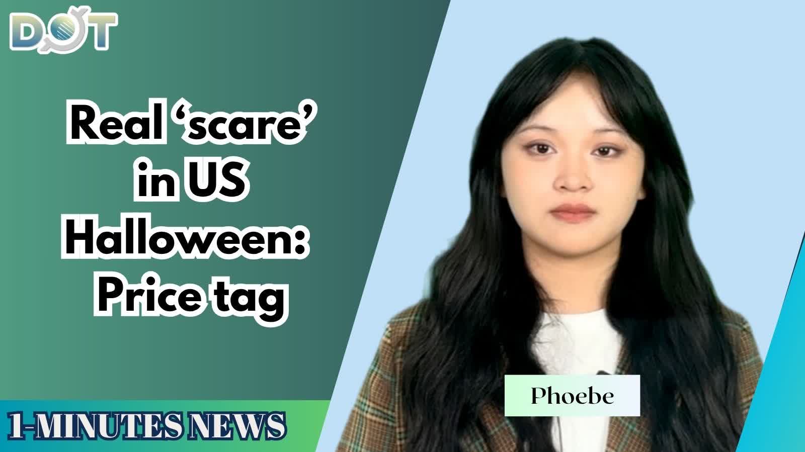 1-minute News | Real 'scare' in US Halloween: Price tag