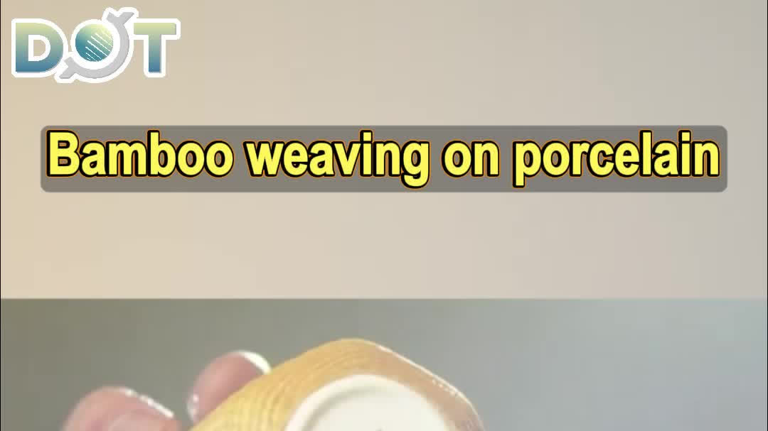 OMG | Bamboo weaving on porcelain