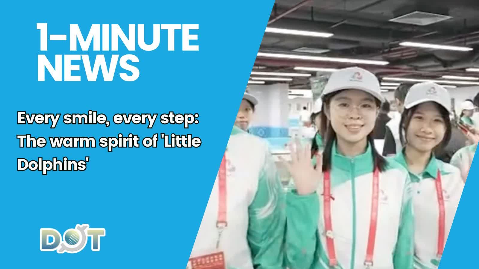 1-minute News | Every smile, every step: The warm spirit of 'Little Dolphins'