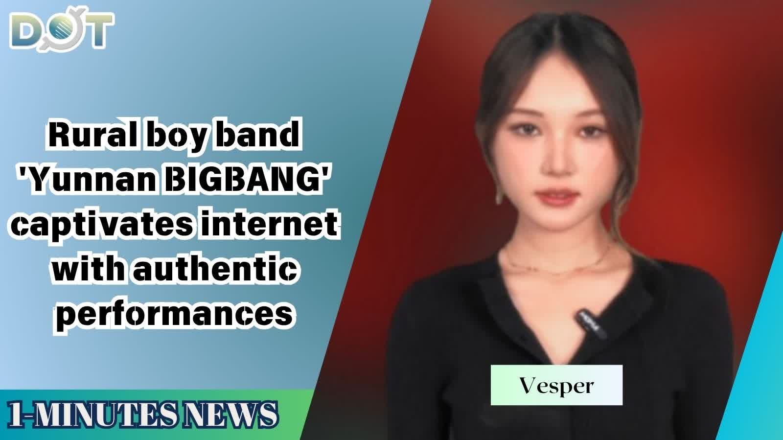 1-minute News | Rural boy band 'Yunnan BIGBANG' captivates internet with authentic performances