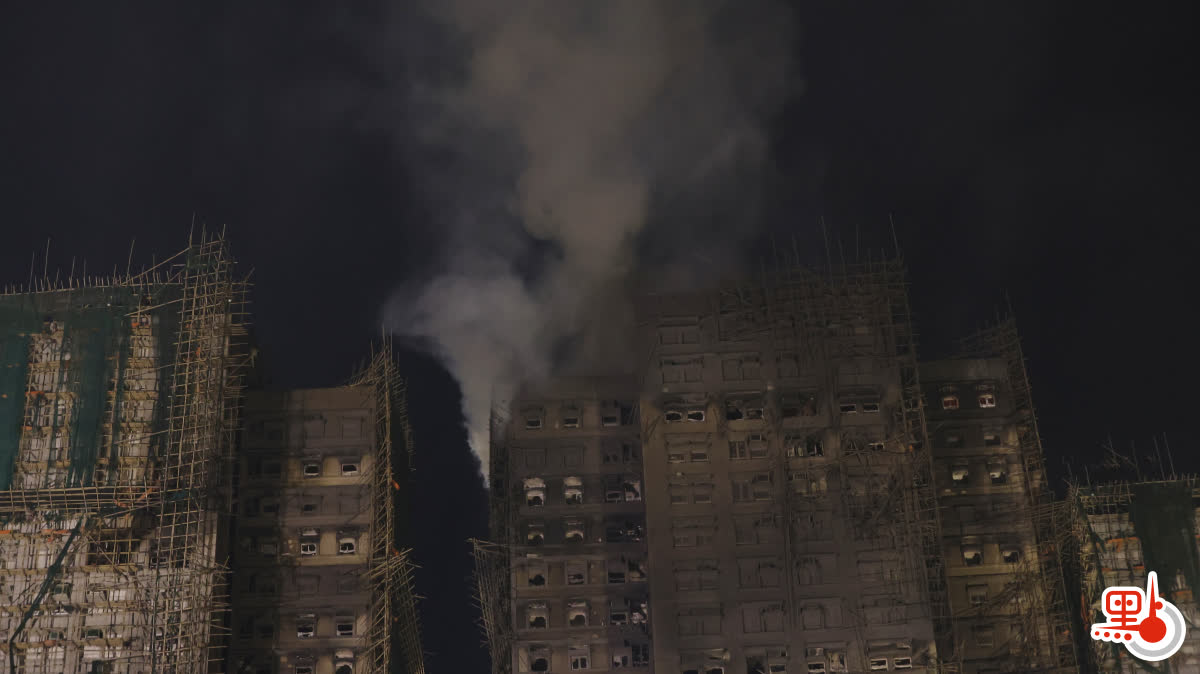 Wang Fuk Court No. 5 Fire | Death toll rises to 94, no more flames visible at scene by morning