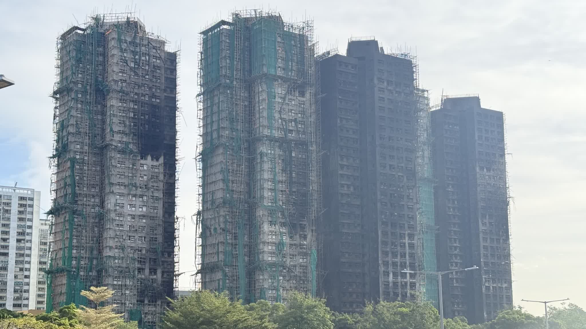 Wang Fuk Court No. 5 fire | Flags to fly at half-mast in HK as govt declares mourning period