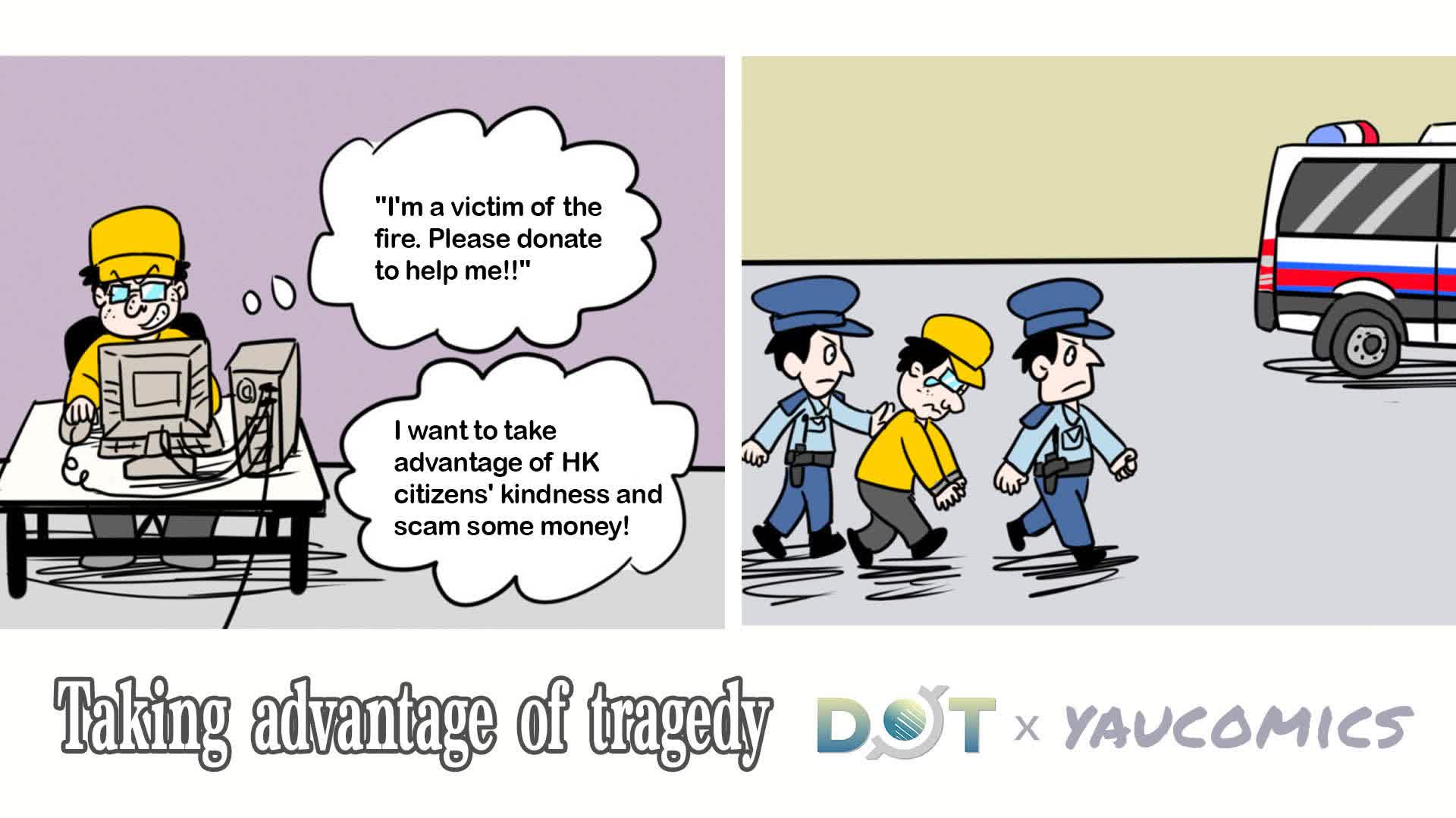 Caricature: Taking advantage of tragedy