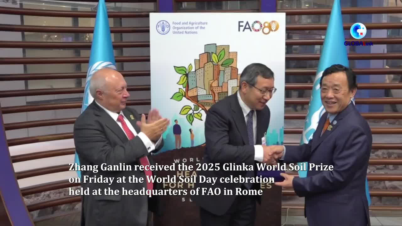 Watch This | Chinese scientist wins 2025 Glinka World Soil Prize