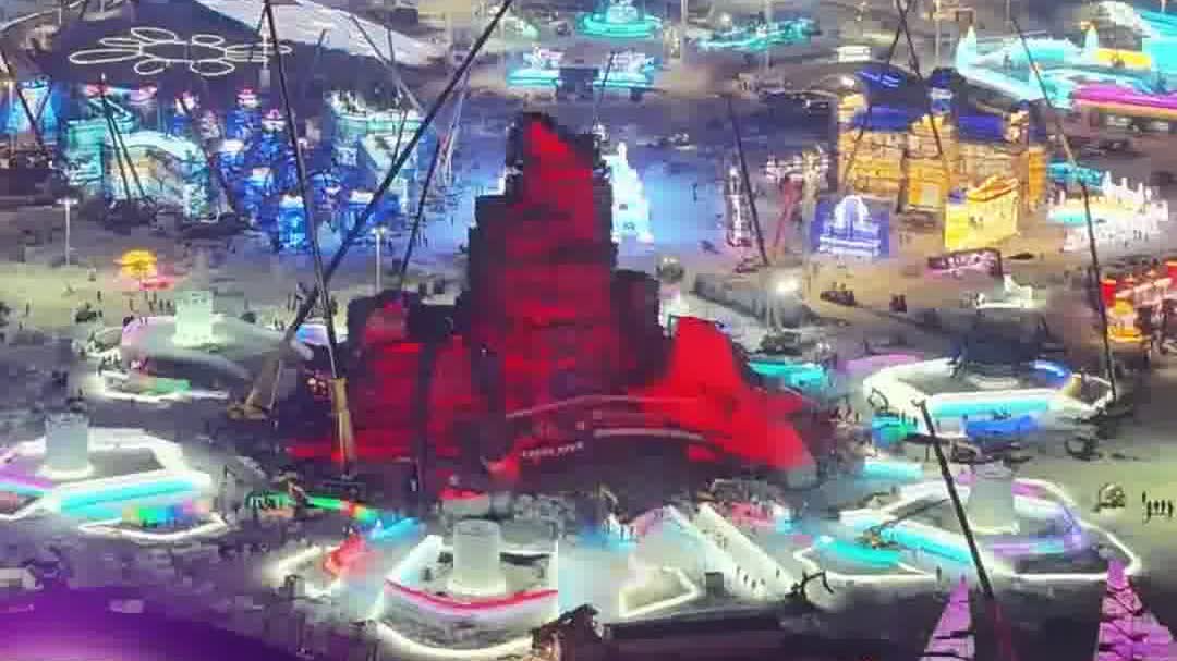 Watch This | Harbin Ice-Snow World main tower ready for final polishing