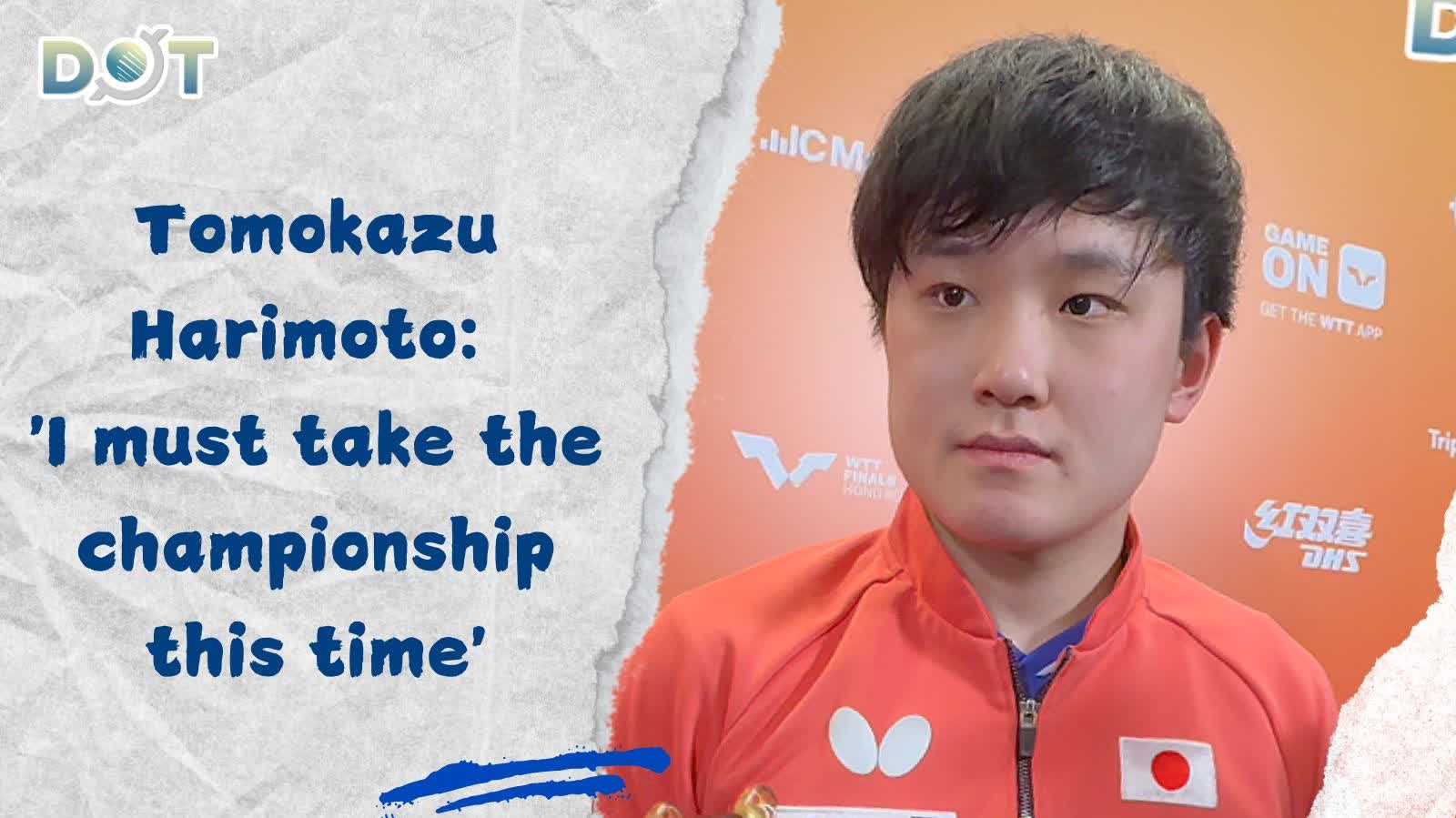 (Watch This) WTT HK | Tomokazu Harimoto: 'I must take the championship this time'
