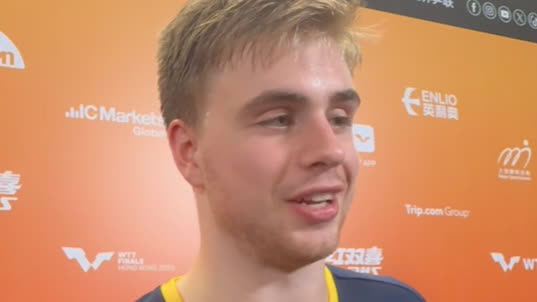 (Wathc This) WTT HK | Moregardh to face Wang Chuqin: 'It will be tough, but I would definitely enjoy it'