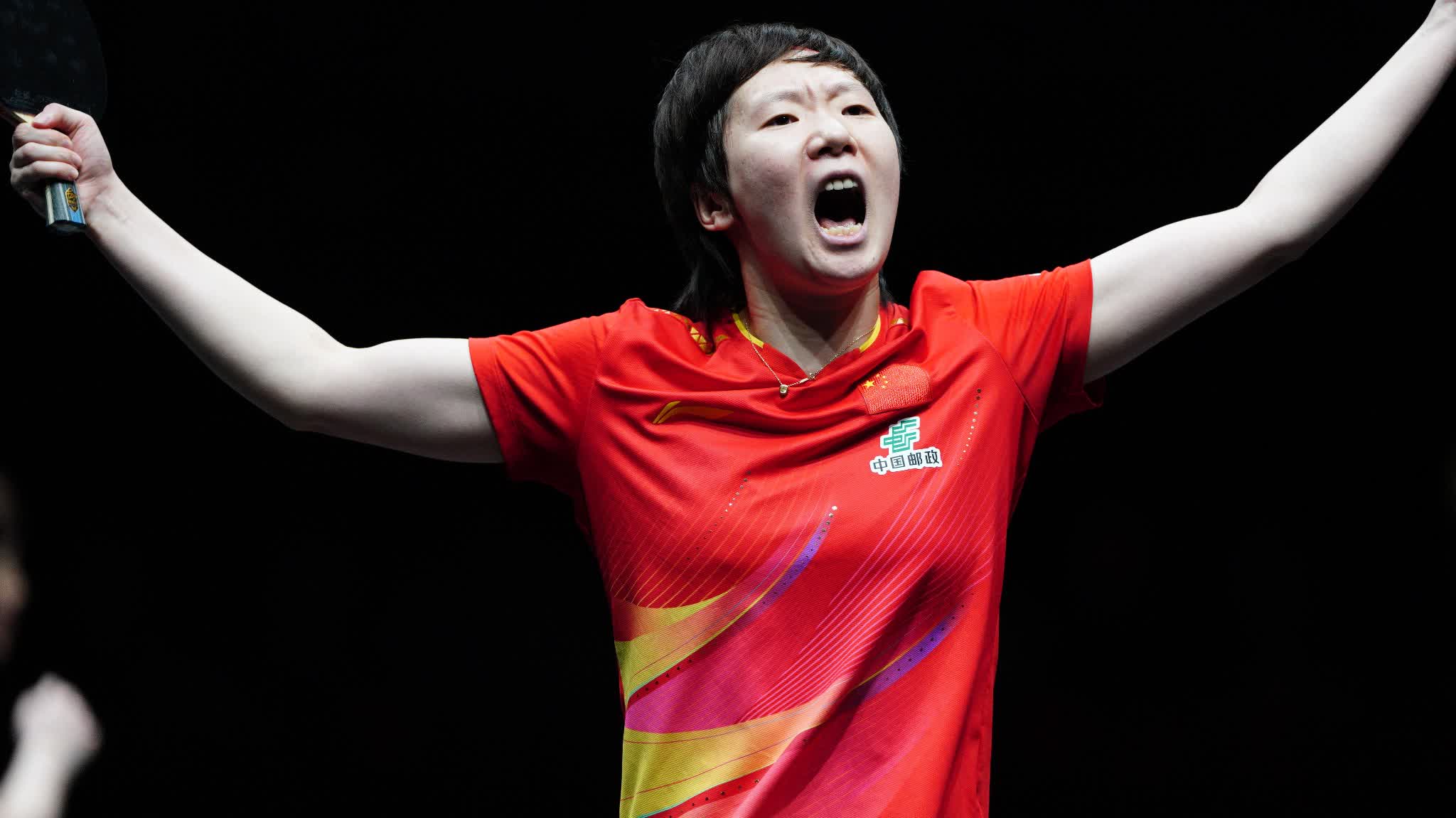 (Photos) WTT HK | Wang Manyu defends Women's Singles title with 4-2 victory over Kuai Man