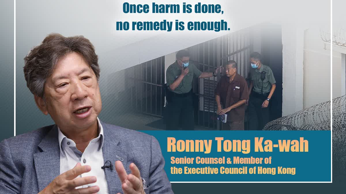 Jimmy Lai convicted | Ronny Tong: Foreign forces use case to stir pressure, officials must take a stand and set a defensive line