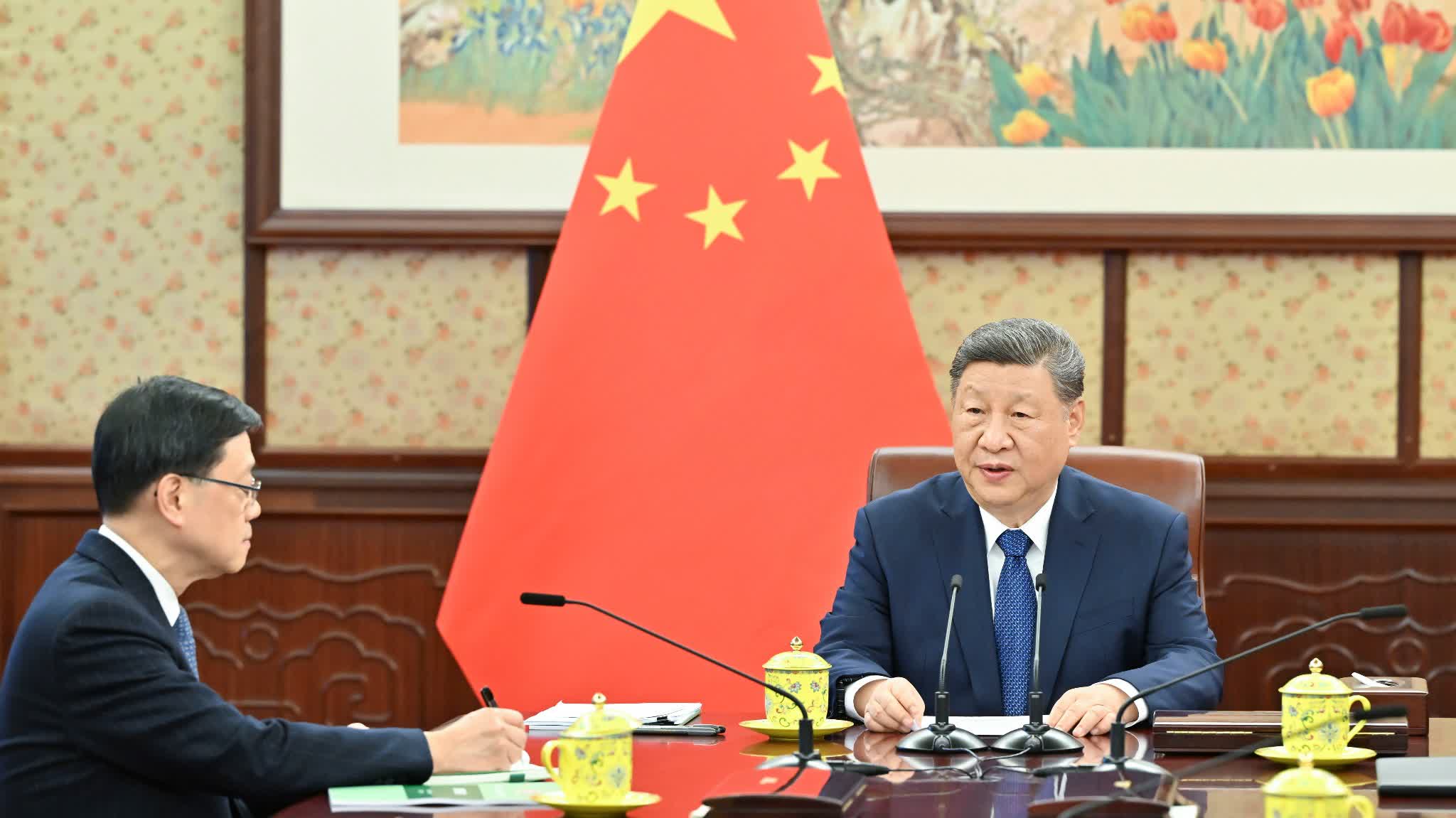 3 secretaries of departments thank central government for strong support: Clear direction for HK's future development, Eric Chan highlights