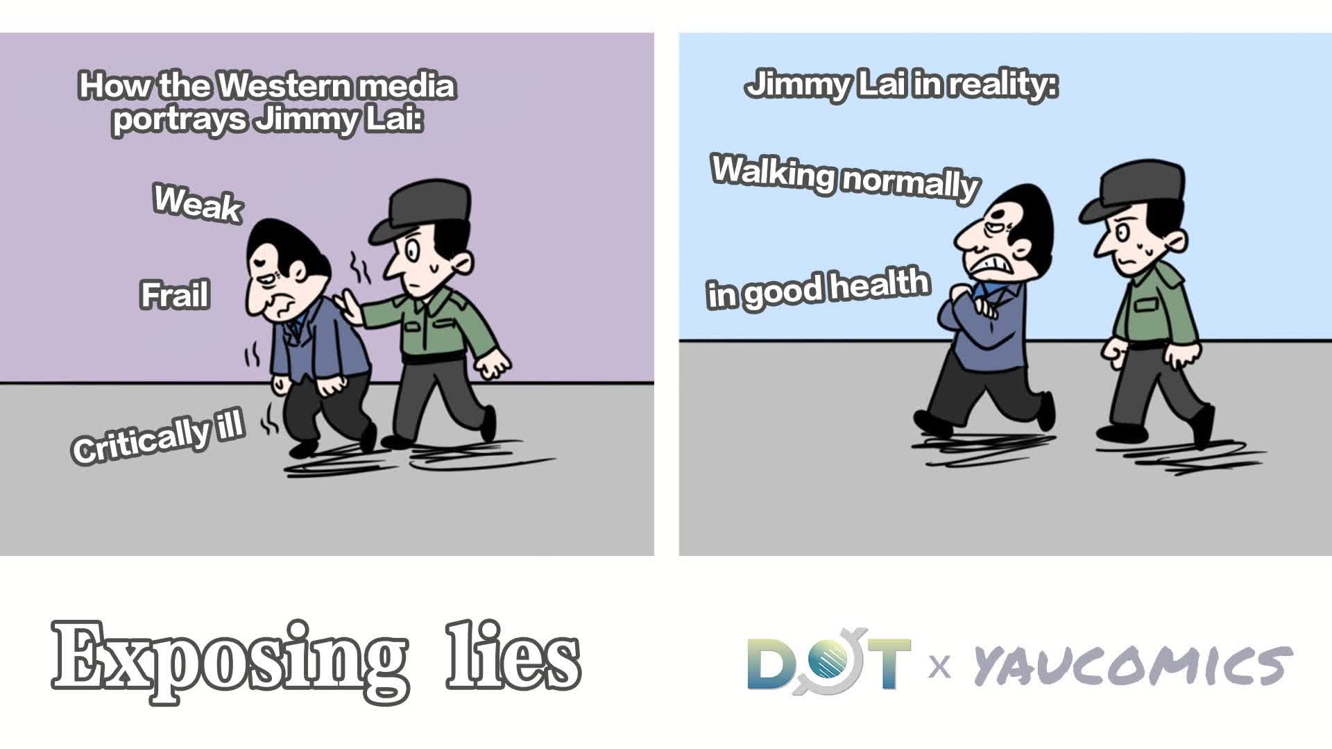 Caricature: Exposing lies