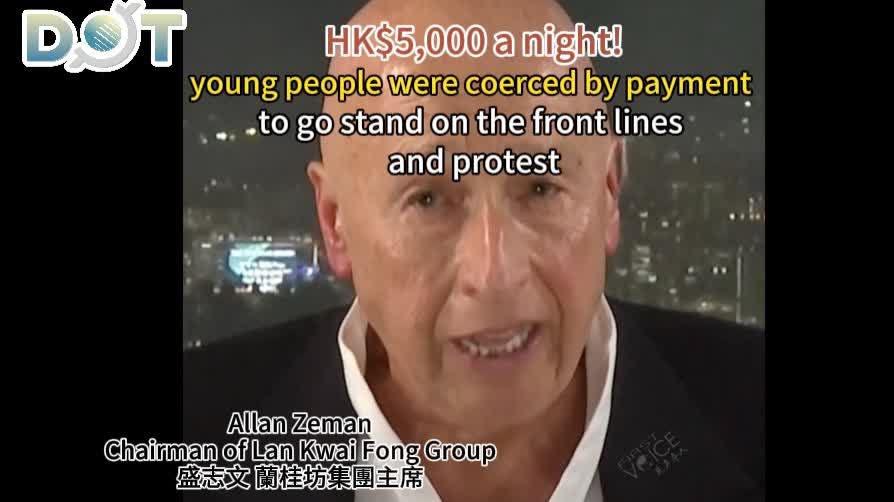 Watch This | Allan Zeman recalls social unrest: 'HK$5,000 a night! Young people were coerced by payment to go stand on front lines'