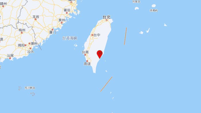 台灣台東縣發生5.8級地震　高雄捷運一度停駛5分鐘
