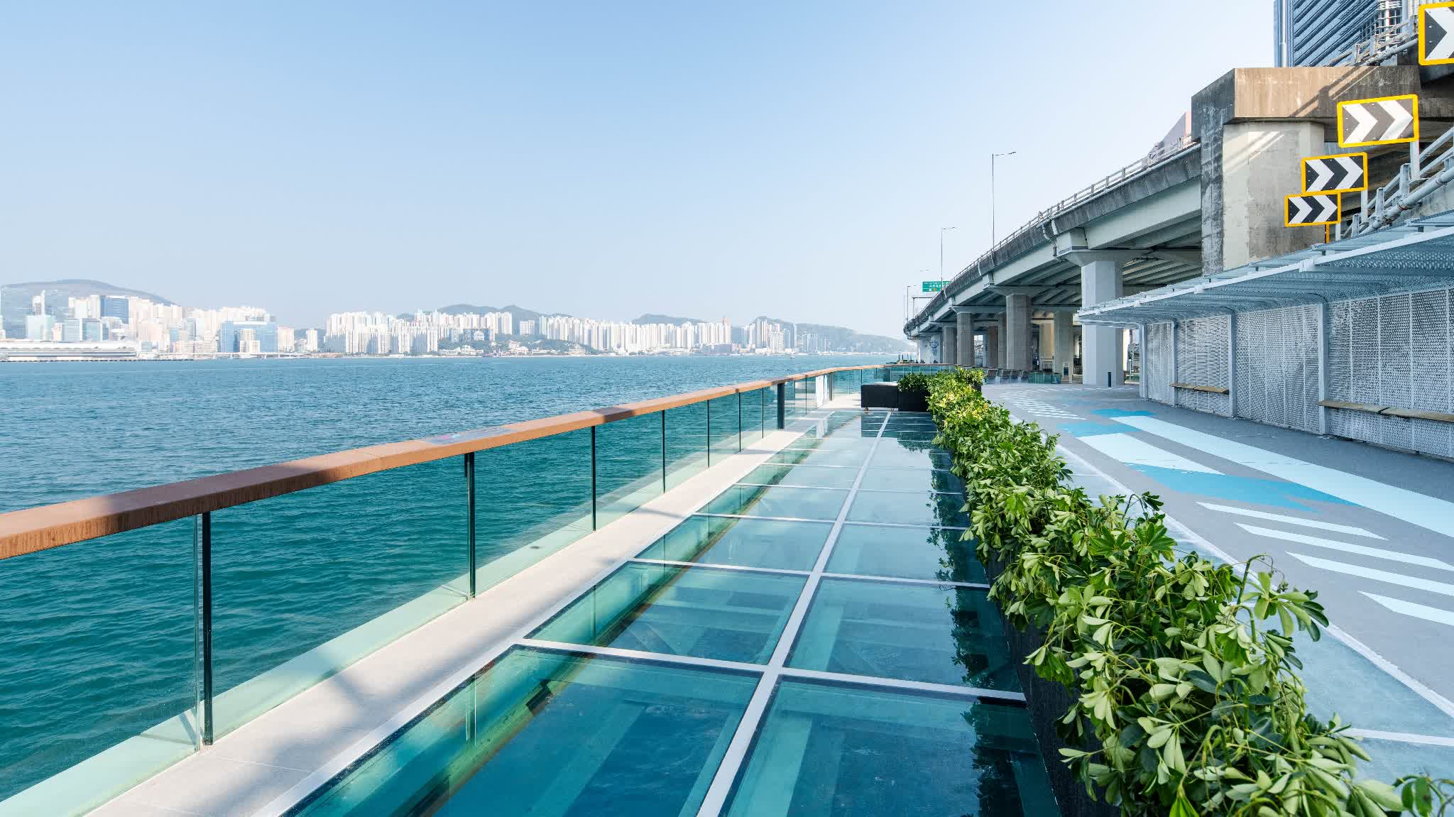 Final Kilometre of East Coast Boardwalk to open tomorrow connecting 13 km long harboufront on Hong Kong Island