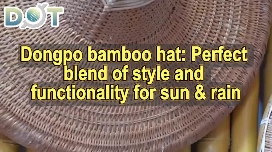 OMG | Dongpo bamboo hat: Perfect blend of style and functionality for sun & rain