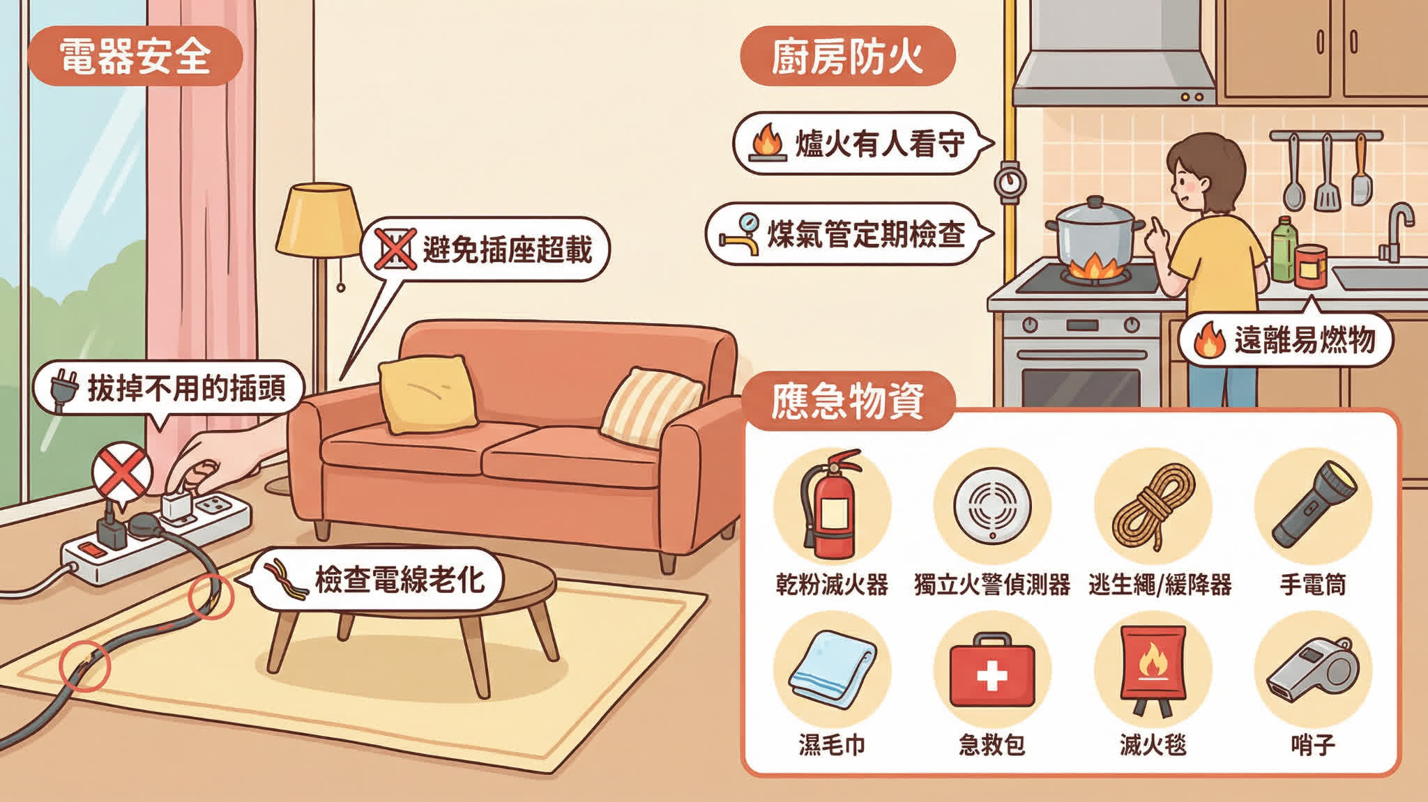 （有片）元朗火警1死1危殆！家居火災點預防？點自救？一文話你知