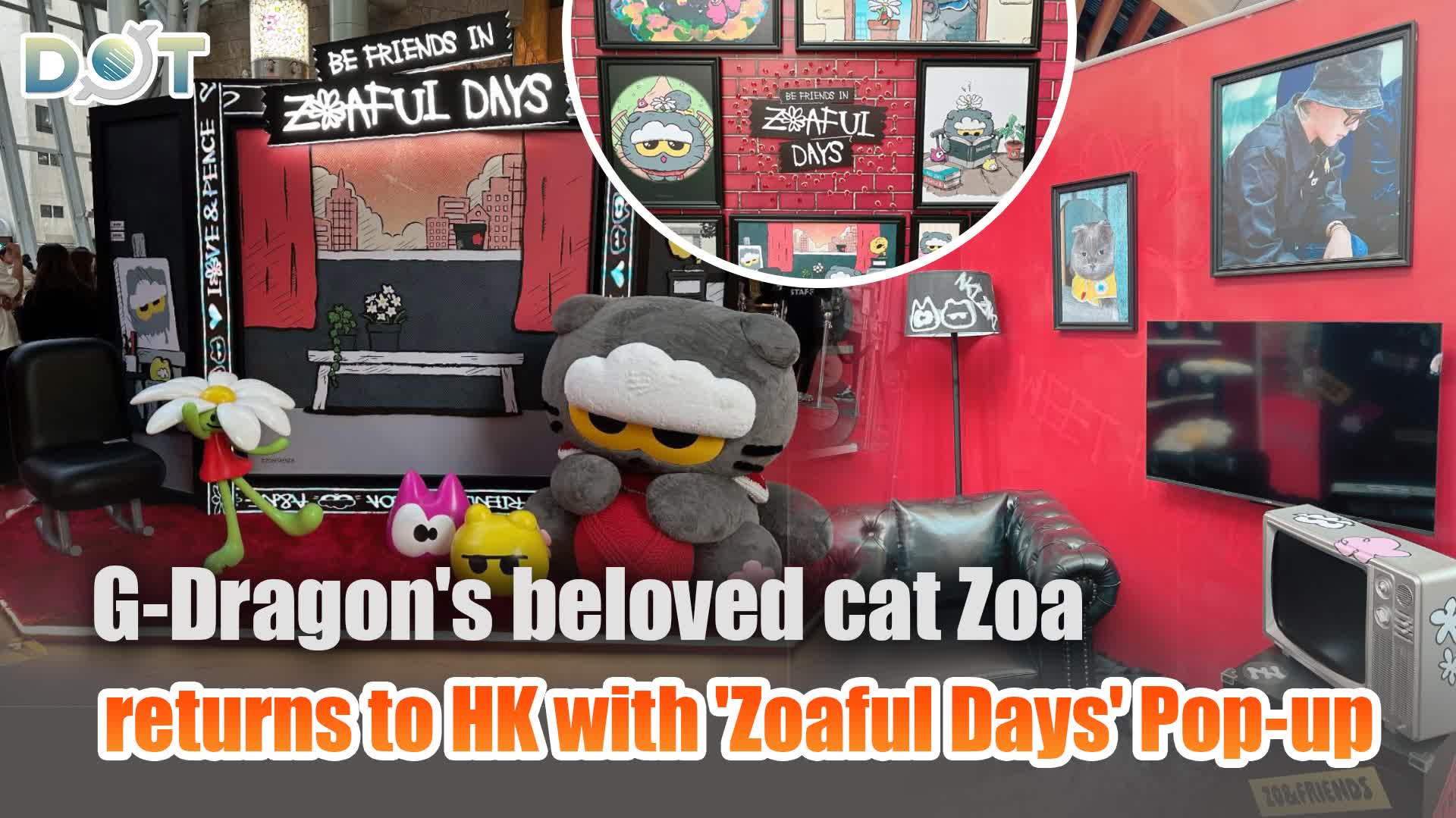 G-Dragon's beloved cat Zoa returns to HK with 'Zoaful Days' Pop-up