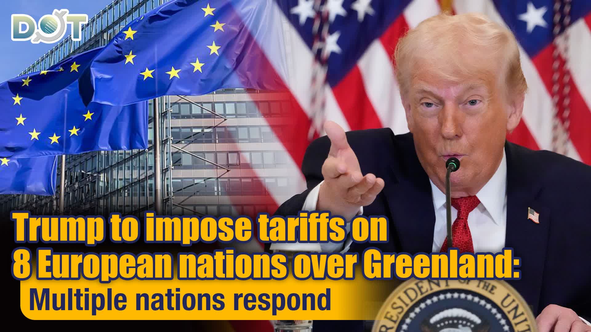 Trump to impose tariffs on 8 European nations over Greenland: Multiple nations respond