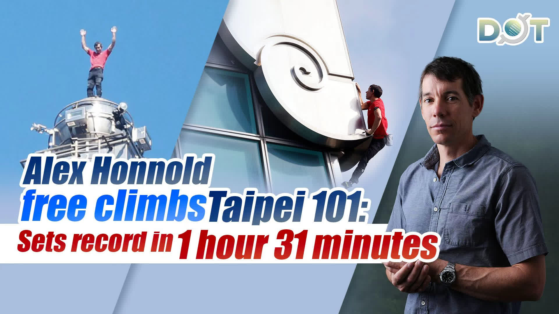 Watch This | Alex Honnold free climbs Taipei 101: Sets record in 1 hour 31 minutes