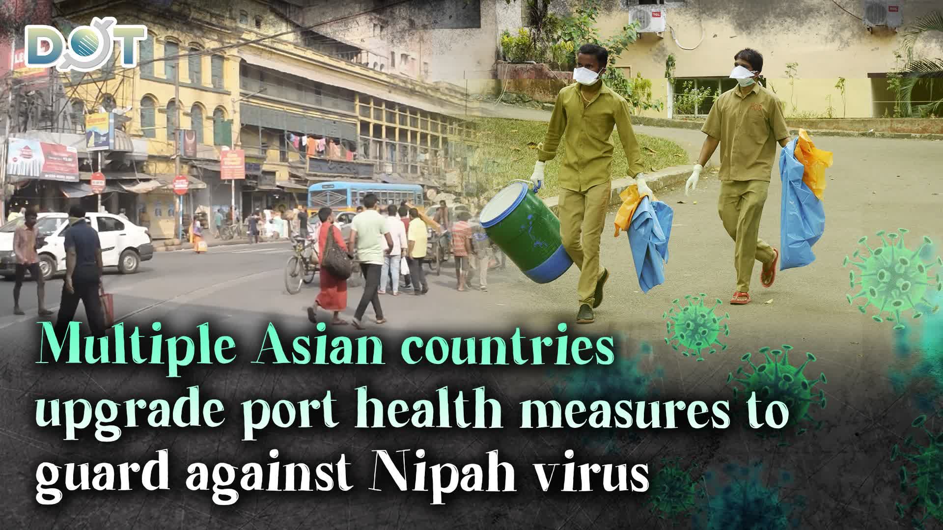 Multiple Asian countries upgrade port health measures to guard against Nipah virus
