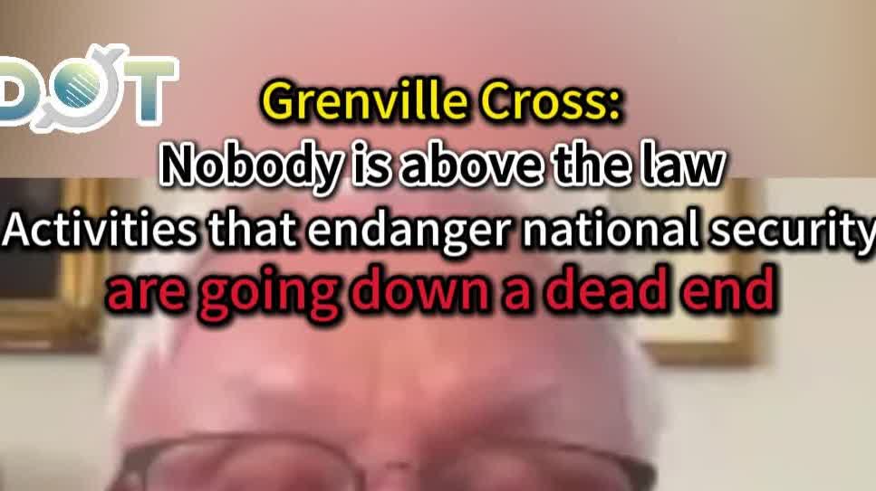 Watch This | Grenville Cross: Activities that endanger national security are going down a dead end