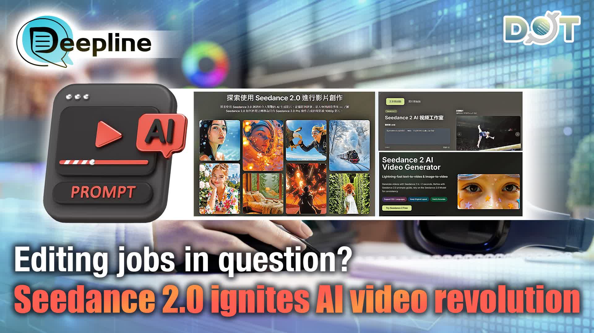 Deepline | Editing jobs in question? Seedance 2.0 ignites AI video revolution