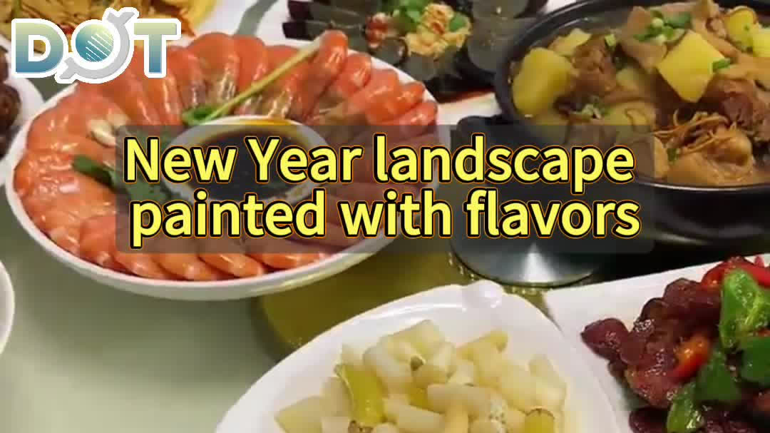 OMG | New Year landscape painted with flavors