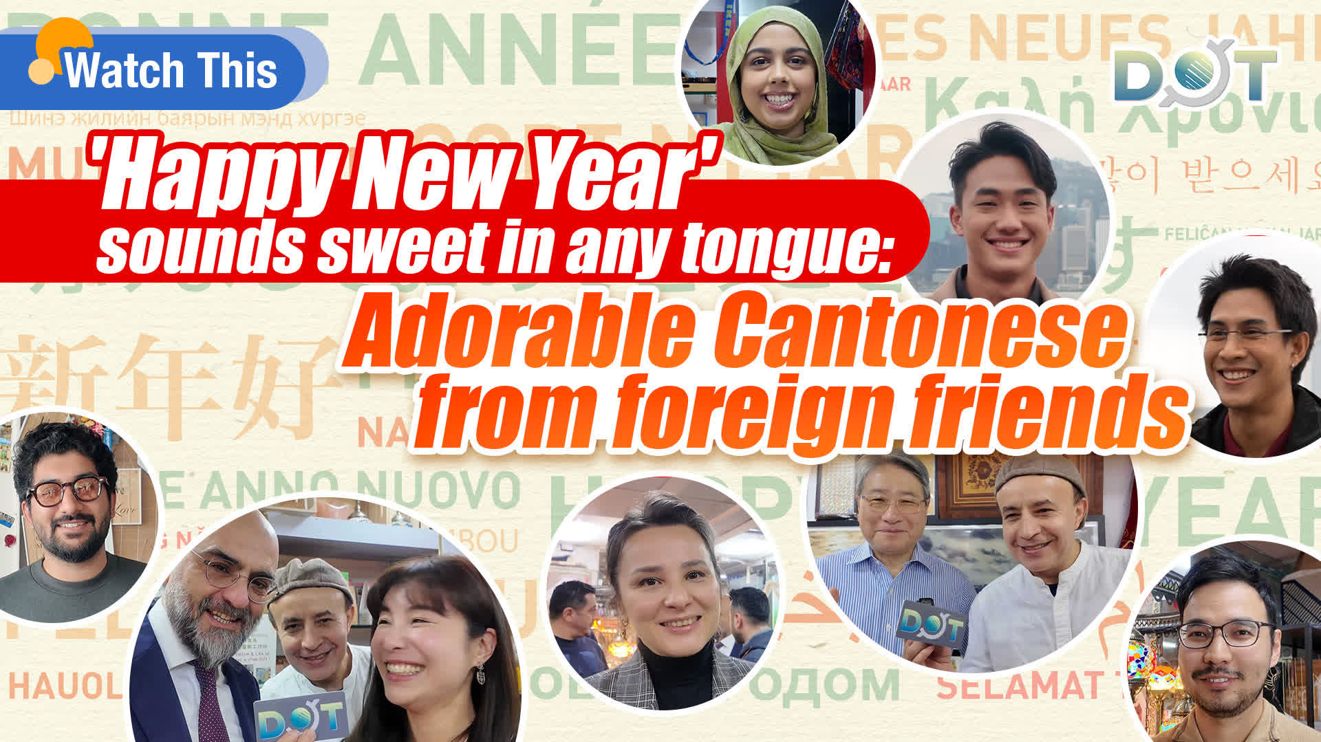 Watch This | 'Happy New Year' sounds sweet in any tongue: Adorable Cantonese from foreign friends