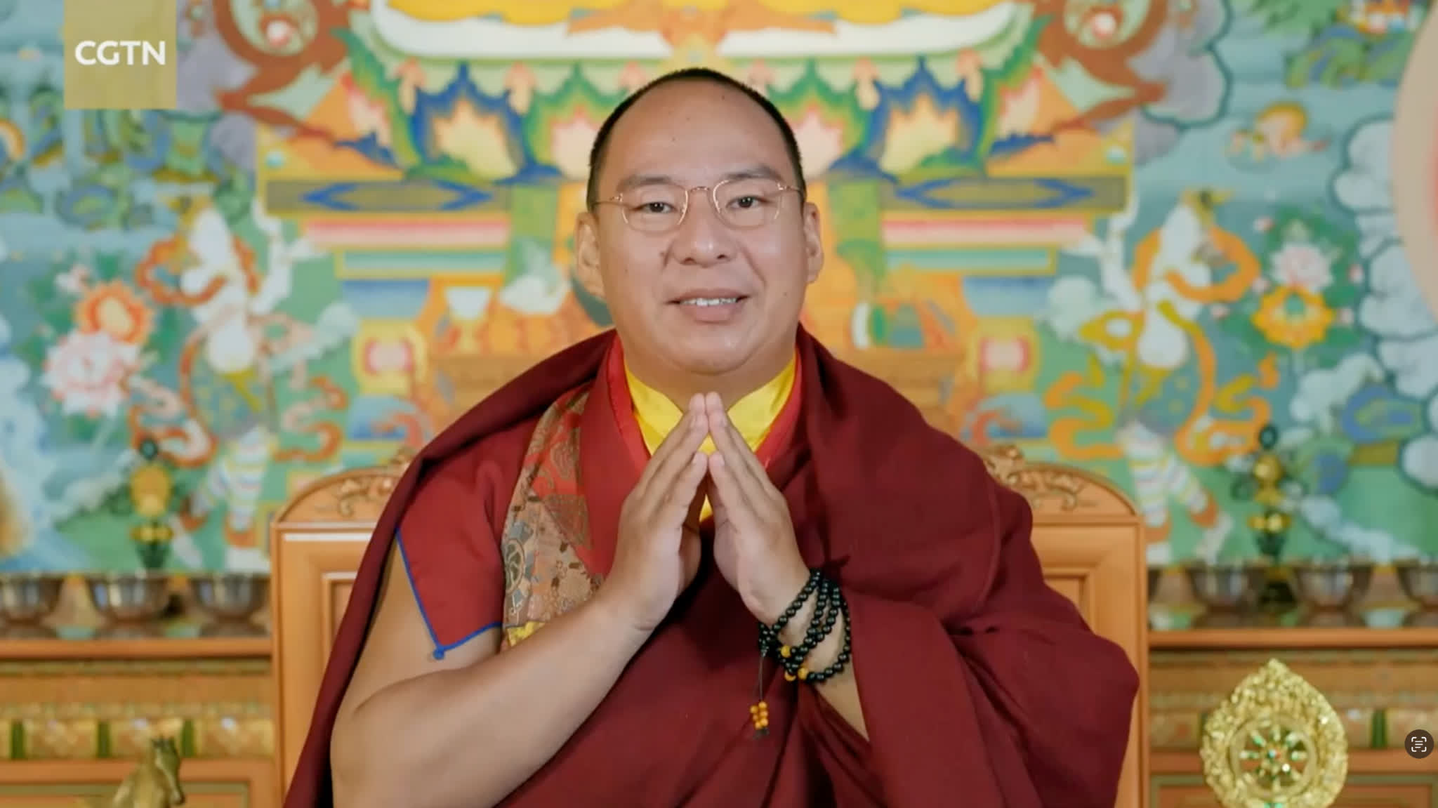 Watch This | Tibetan New Year greetings from Panchen Erdeni Chos-kyi rGyal-po