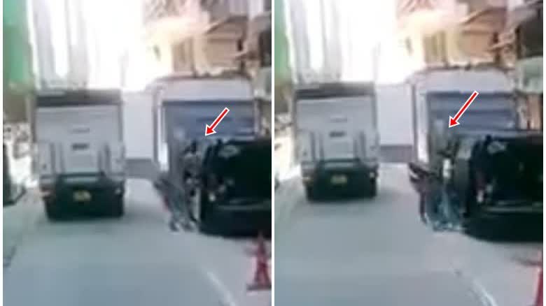 Watch This | Delivery worker injured by unsecured truck tailgate in Tai Kok Tsui