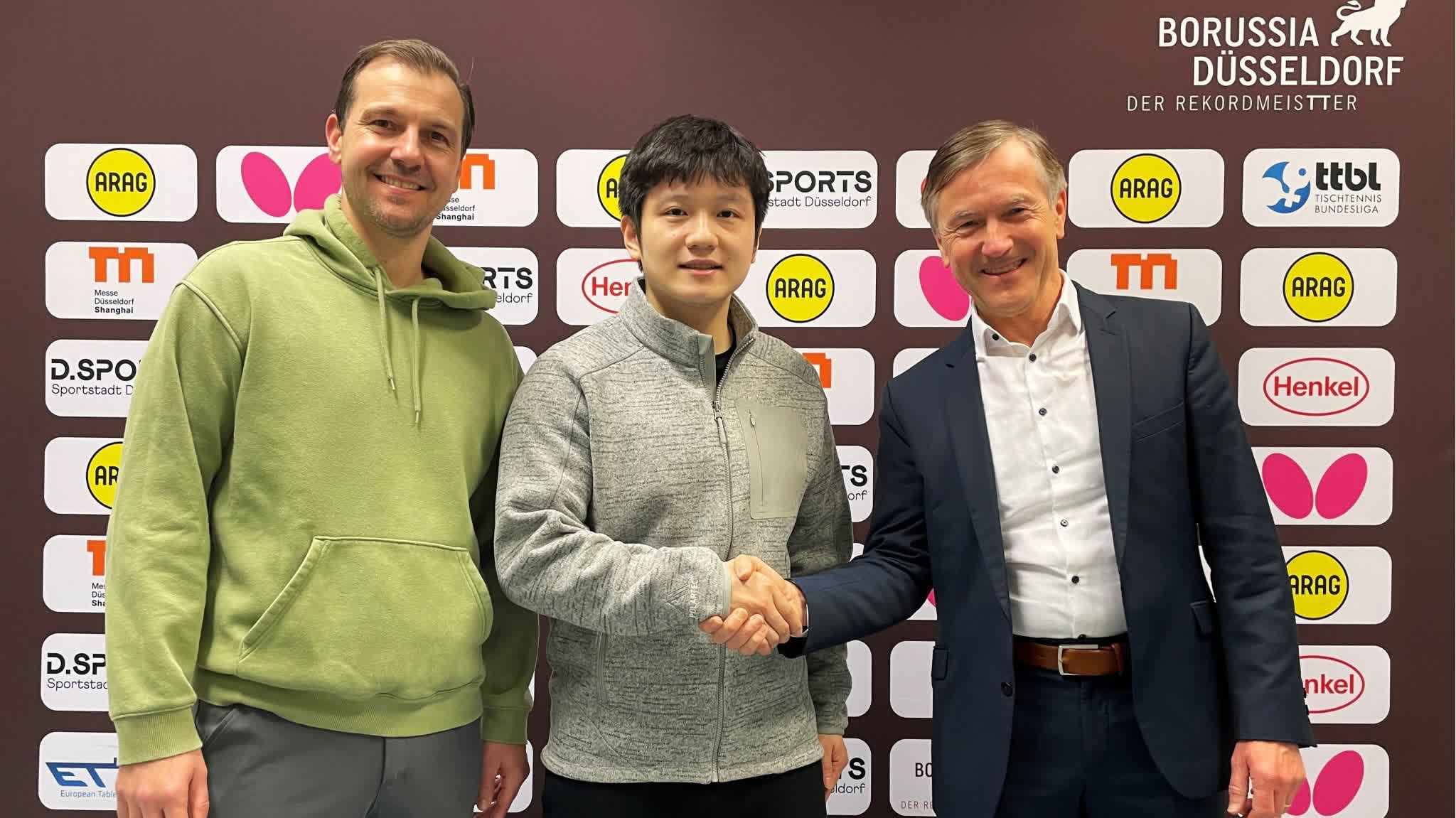 Fan Zhendong to leave Saarbrucken, join Borussia Dusseldorf in Germany