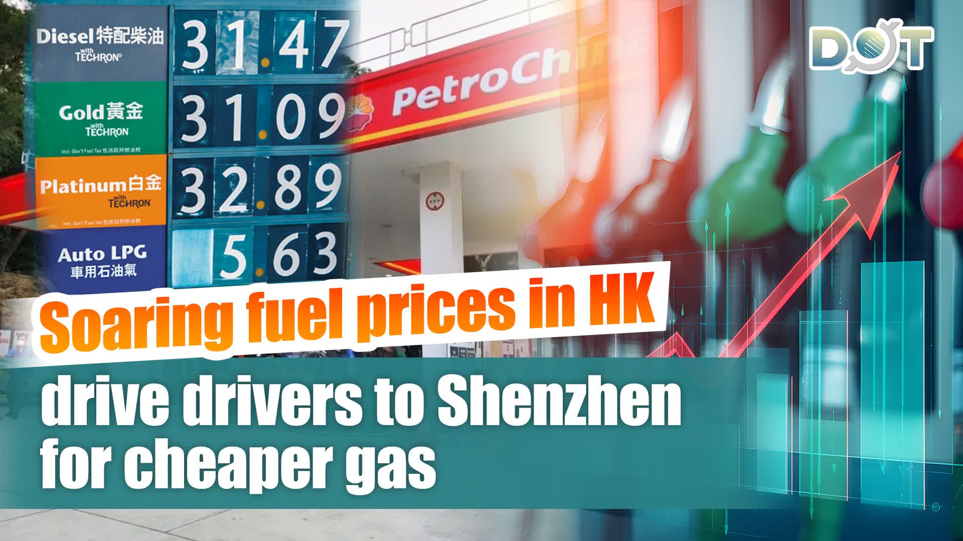 Soaring fuel prices in HK drive drivers to Shenzhen for cheaper gas