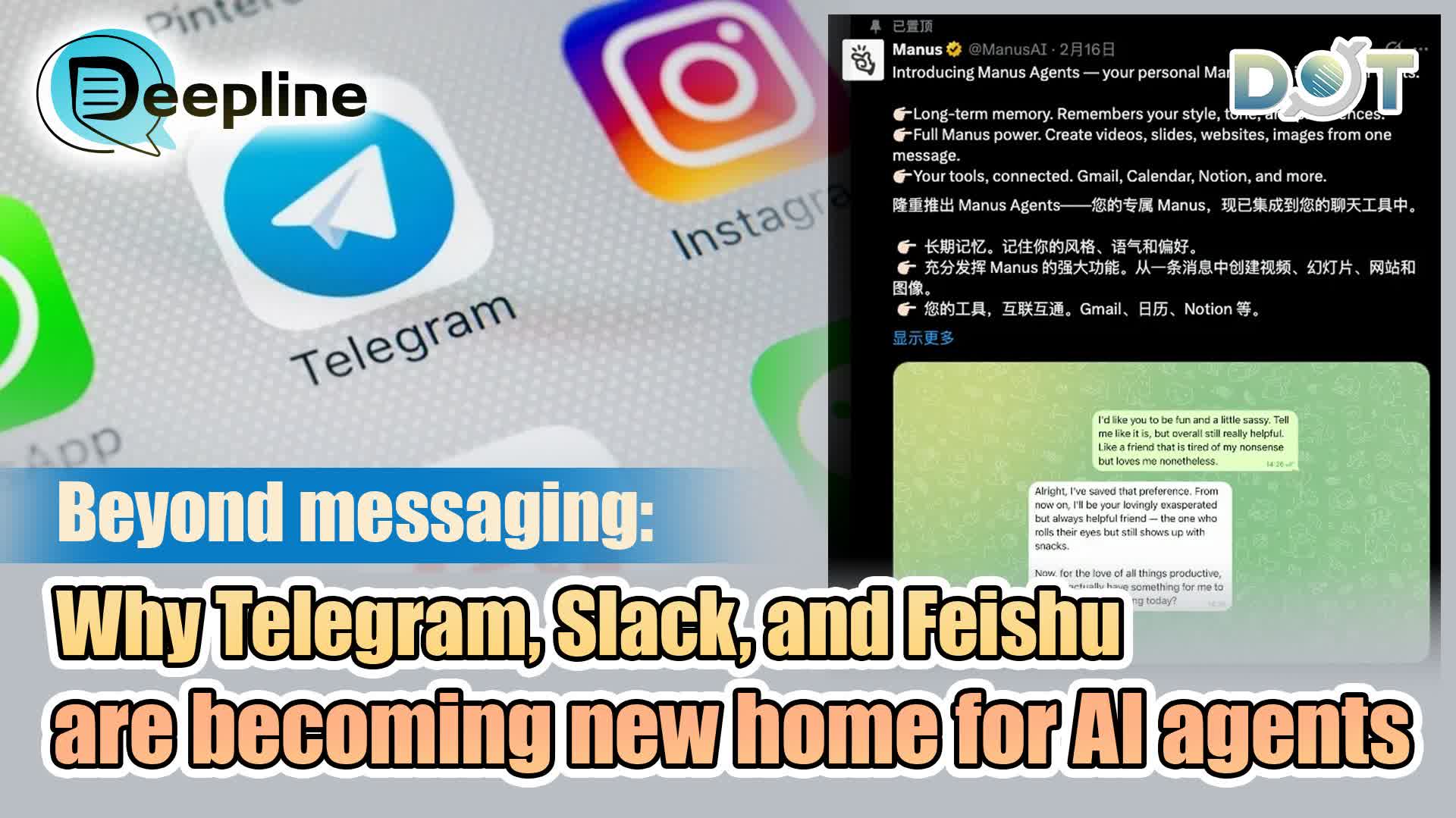 Deepline | Beyond messaging: Why Telegram, Slack, and Feishu are becoming new home for AI agents