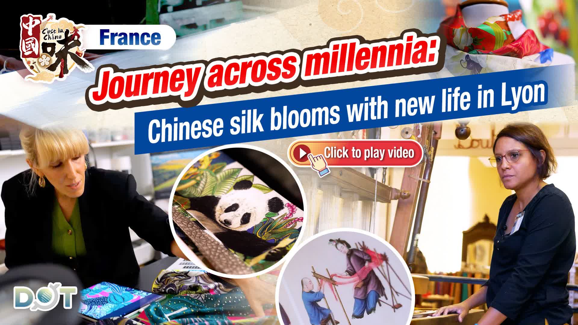 C'est la Chine · France | Journey across millennia: Chinese silk blooms with new life in Lyon