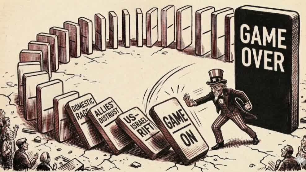 Domino effect of America's unjust war