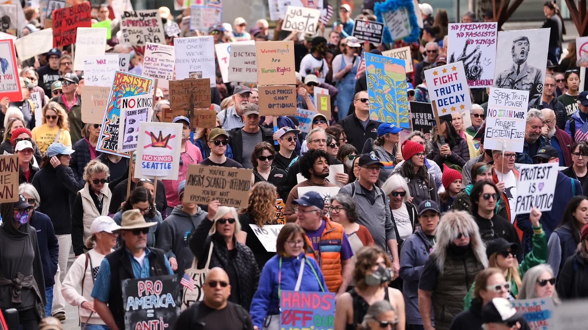 Trump's warmongering sparks public outrage: Over 3,300 protests held in US, 8 mn participants