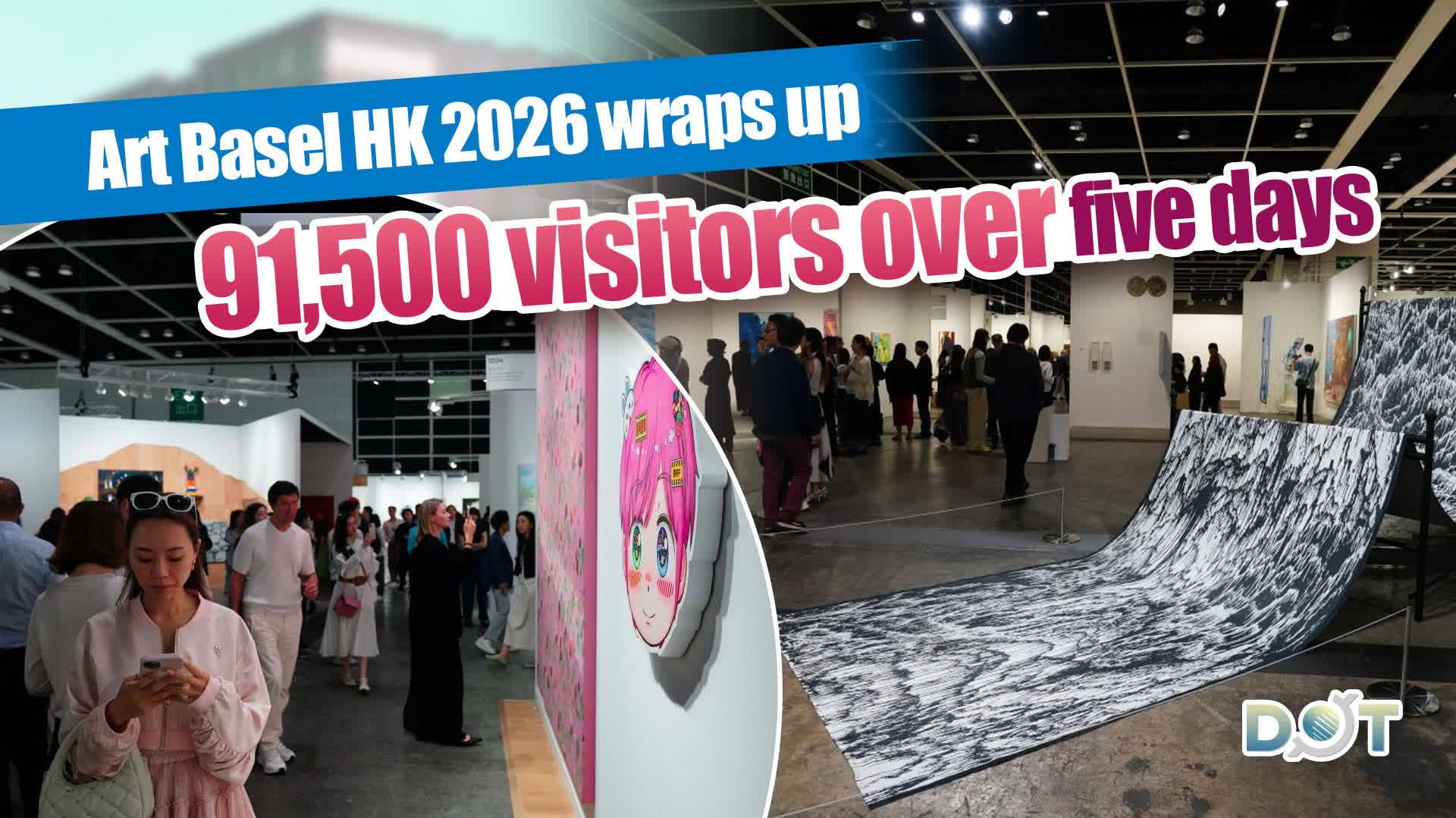 Art Basel HK 2026 wraps up with 91,500 visitors over five days