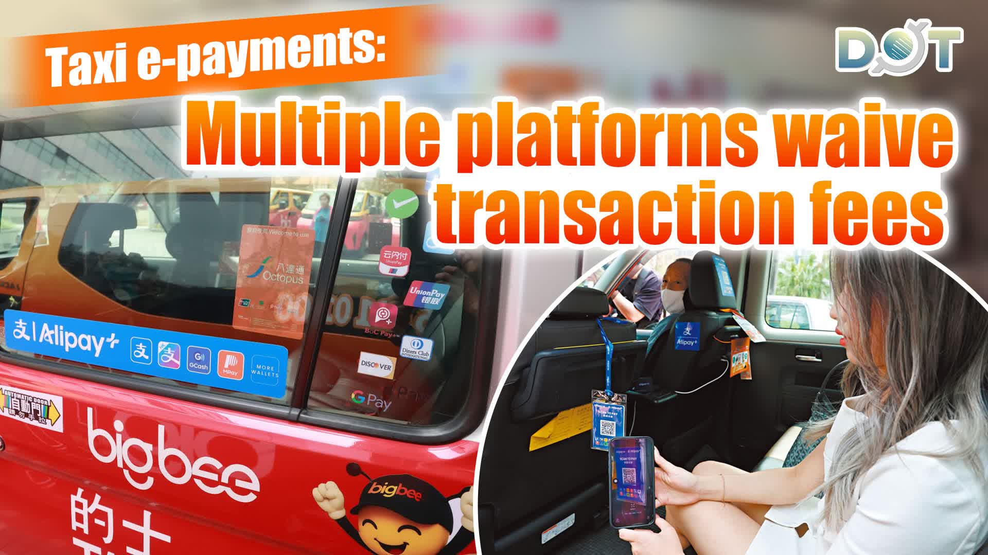 Taxi e-payments: Multiple platforms waive transaction fees