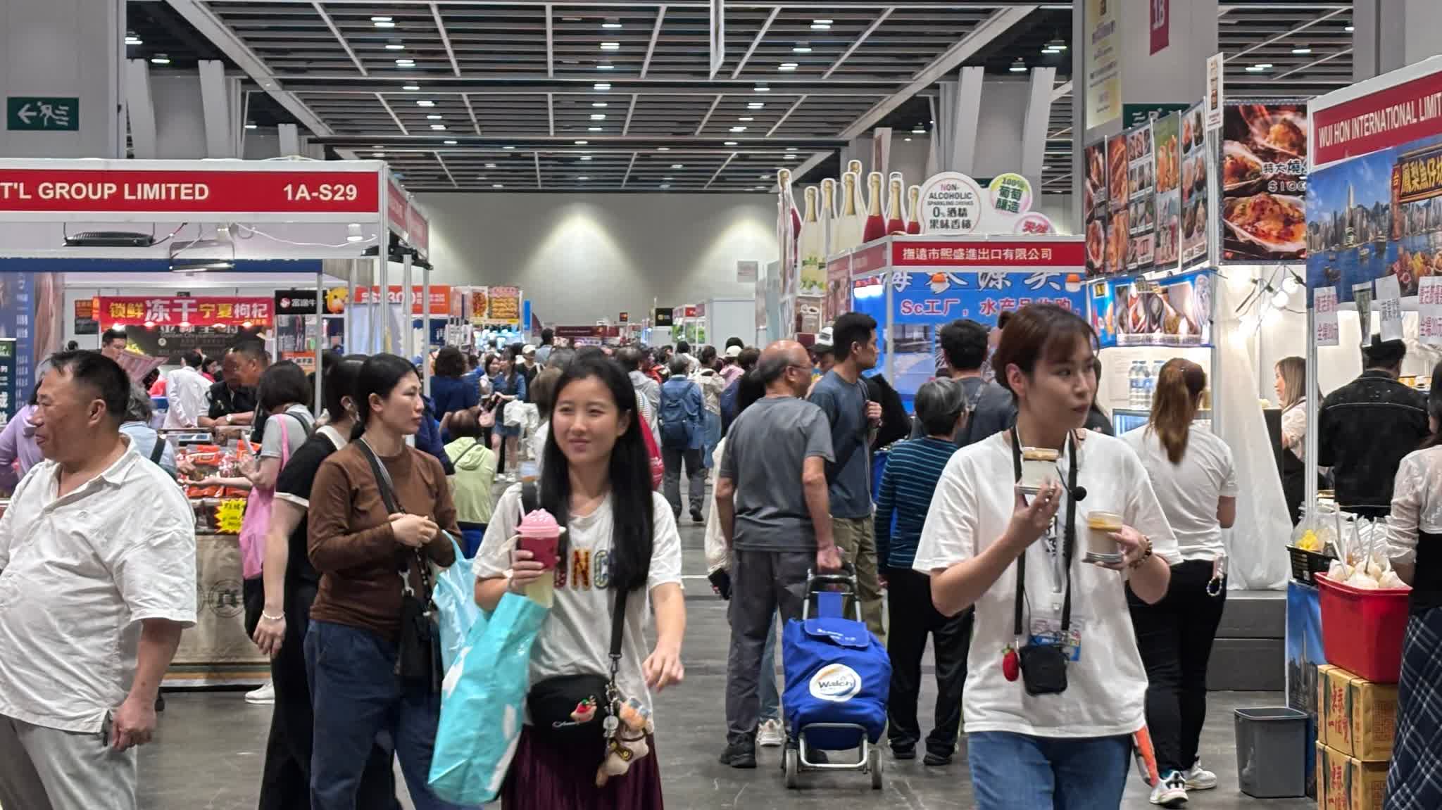 HK International Food Tasting Festival opens for Easter with 500 booths and debut of character-themed food pavilion